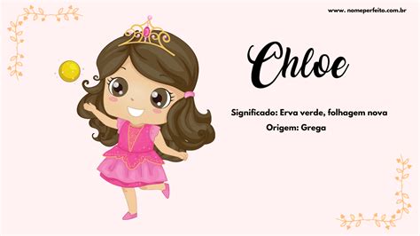 chloe significado do nome|Chloe .